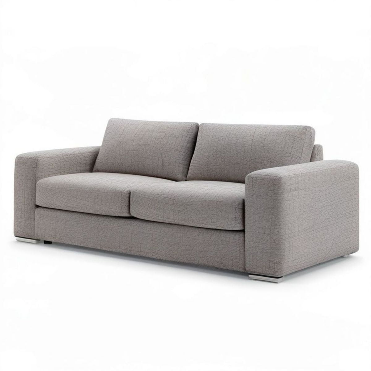 2-Sitzer-Sofa Hellgrau, 180 x 90 x 85 cm